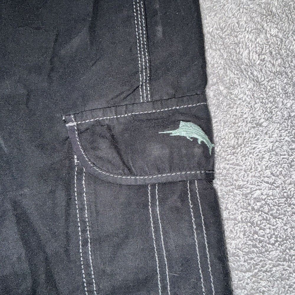 Tommy Bahama Board Shorts‎ 34 Poolside and Beach Surf Swim Black - Picture 2 of 7